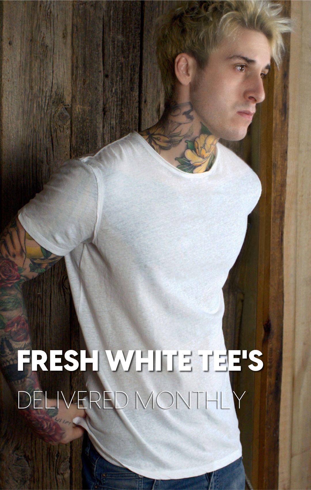 Fresh white hot sale tee